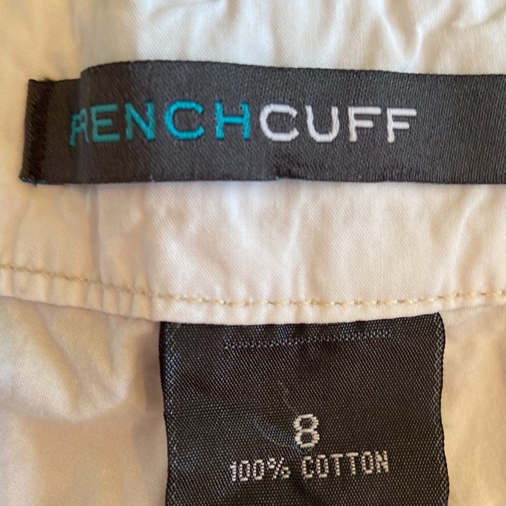 French Cuff Shorts. 100% Cotton.Fun accents in front and back. - Picture 3 of 5